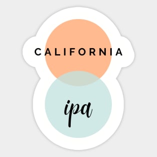 California IPA Sticker